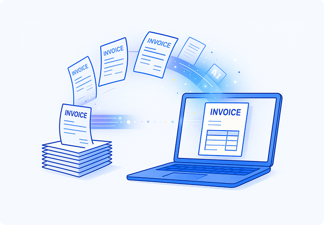 Invoice automation illustration